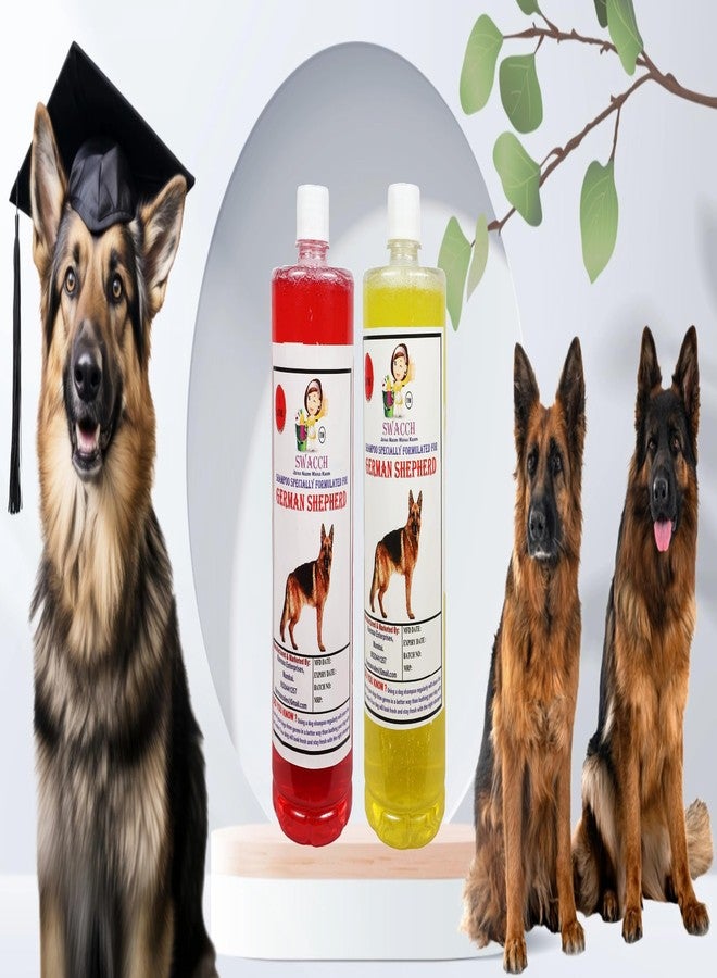 Swacch Shampoo Specially Formulated for German Shepherd (1 Litre) (Comb Pack of 2) Jasmine & Lemon - Image 2
